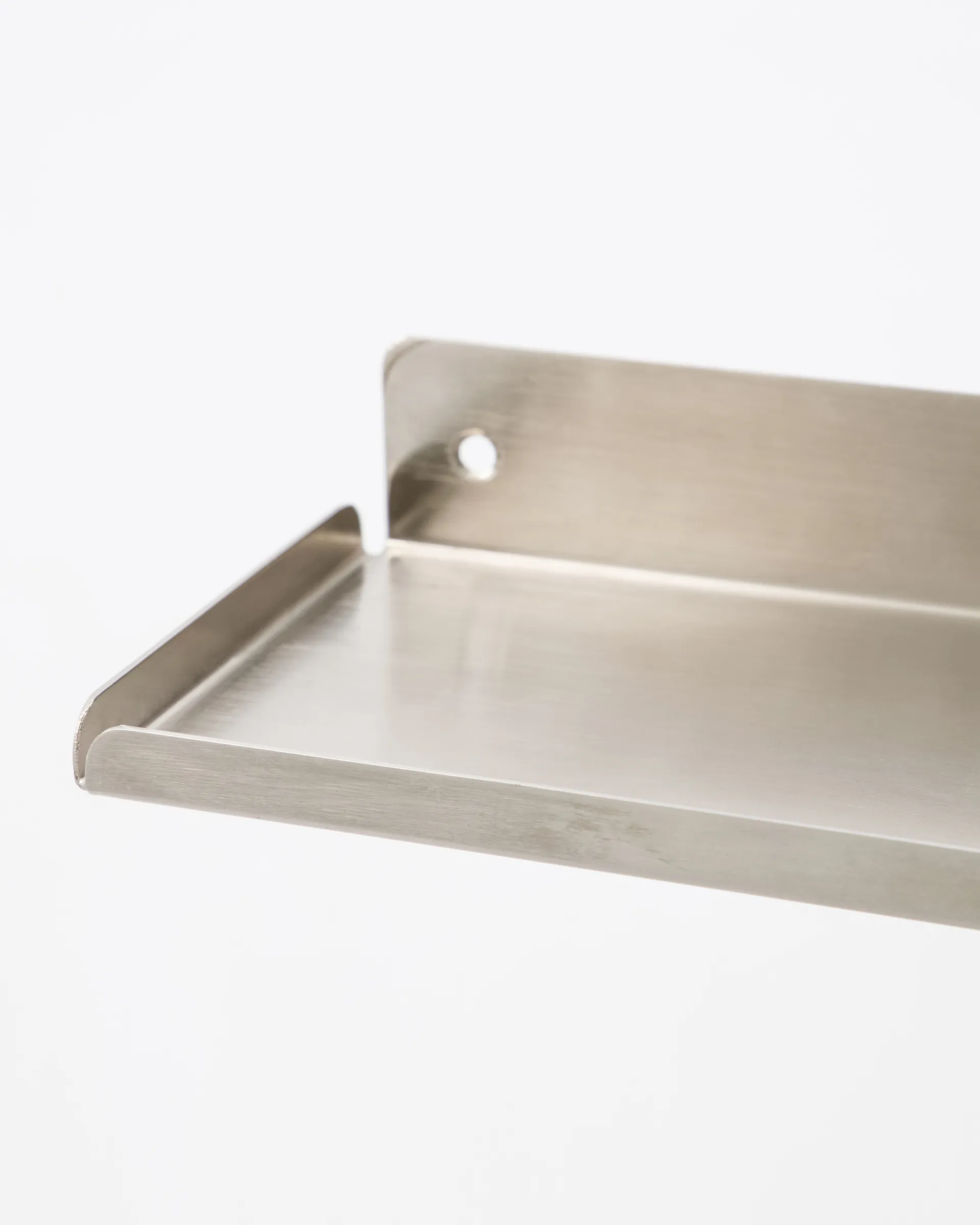 Ledge hylle 80 cm, Børstet sølv House Doctor
