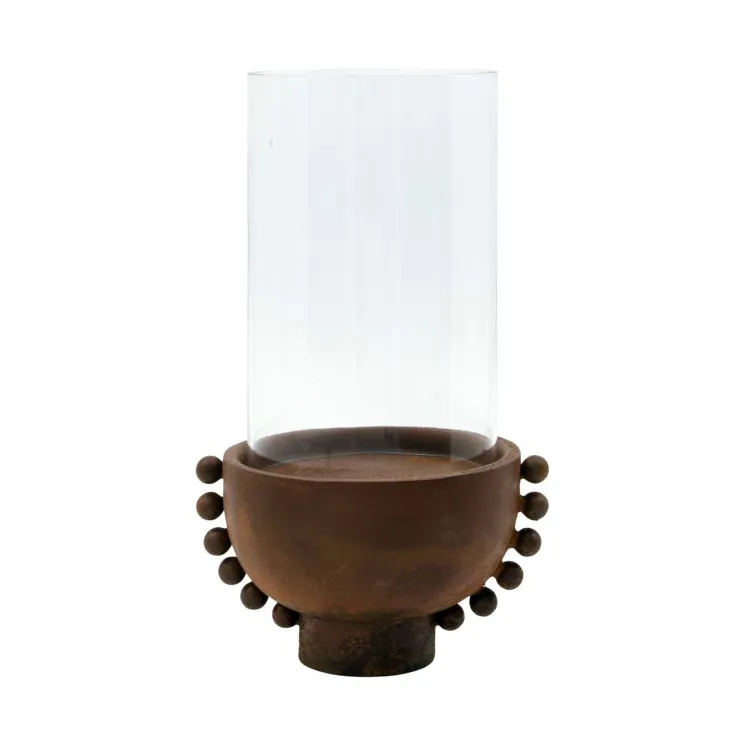 House Doctor Manet lysestake 22,5 cm Brent rød