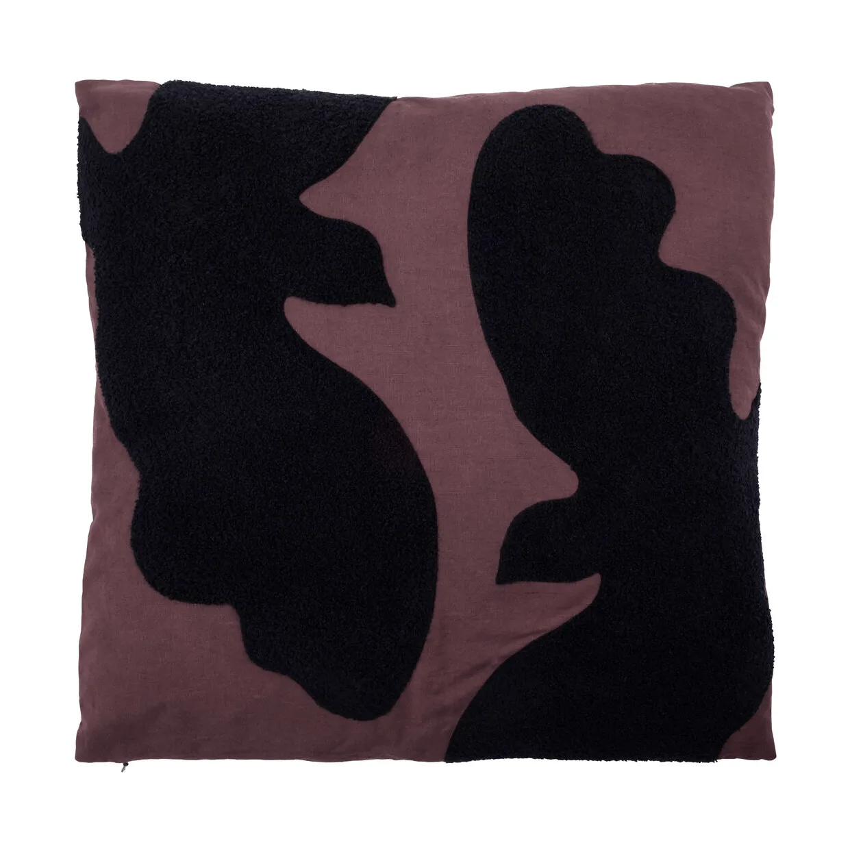 Miki pyntepute, Mørk sjokolade-svart, 50x50 cm House Doctor
