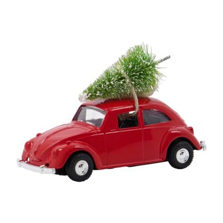 House Doctor MINI Xmas car juledekorasjon Rød