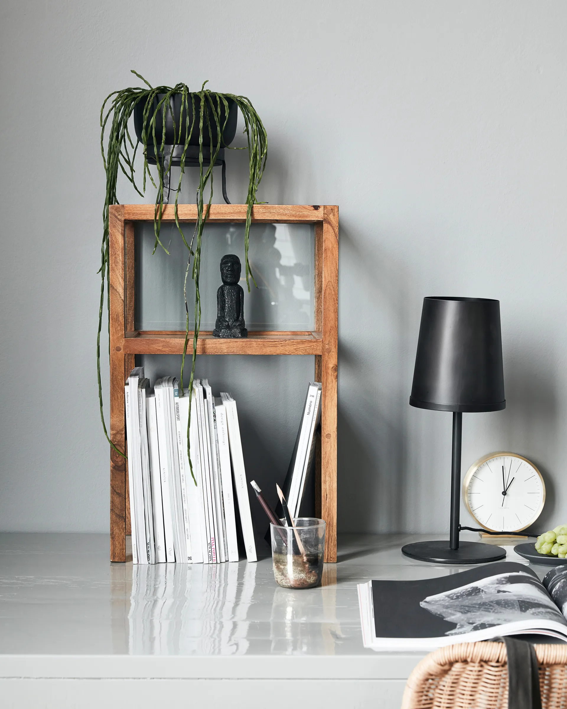 Montre sidebord 28 x 38 cm, Antikk brun House Doctor