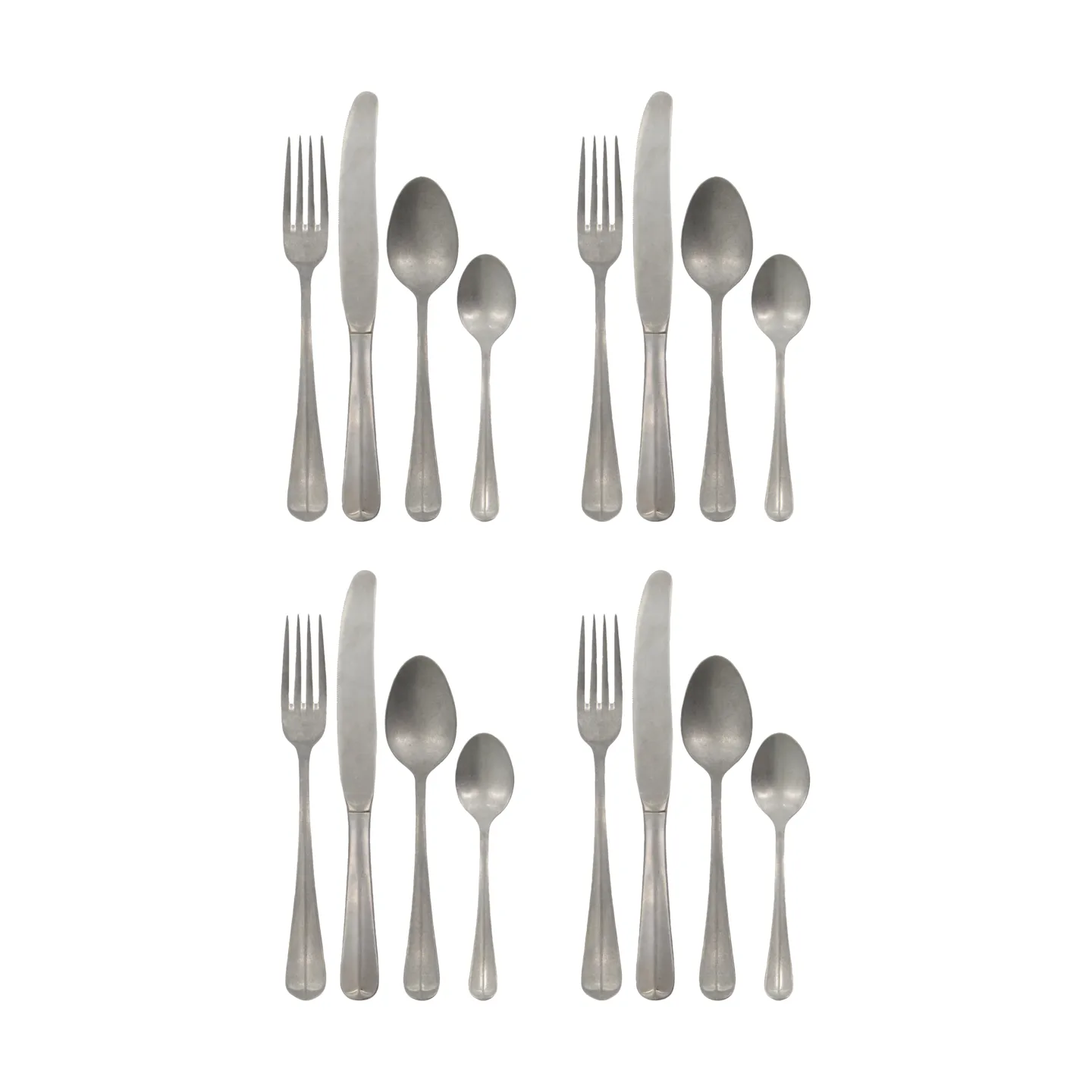Mora bestikksett 16 deler, Silver finish House Doctor