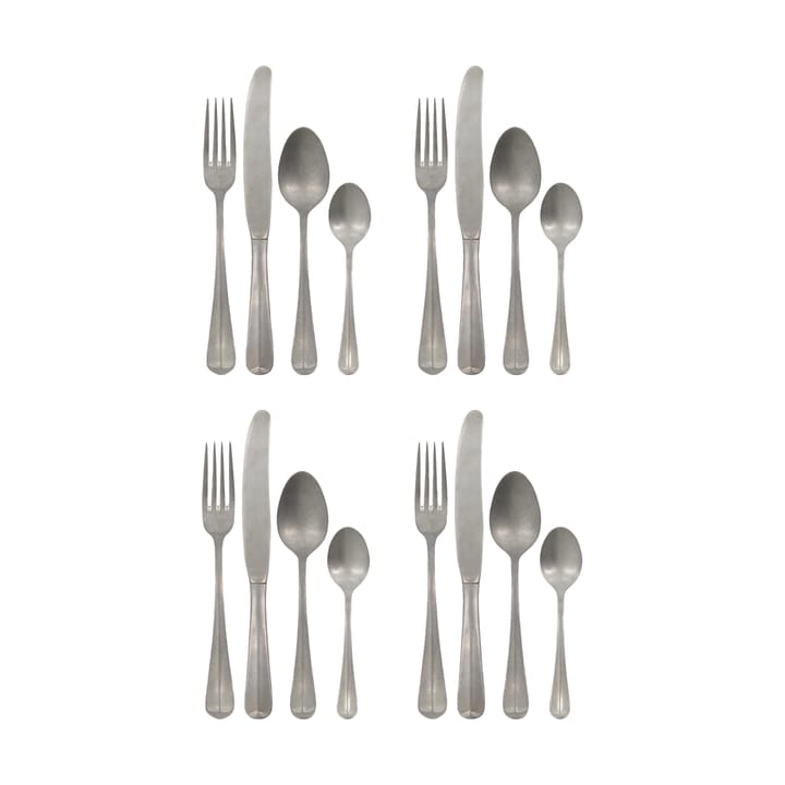 Mora bestikksett 16 deler - Silver finish - House Doctor