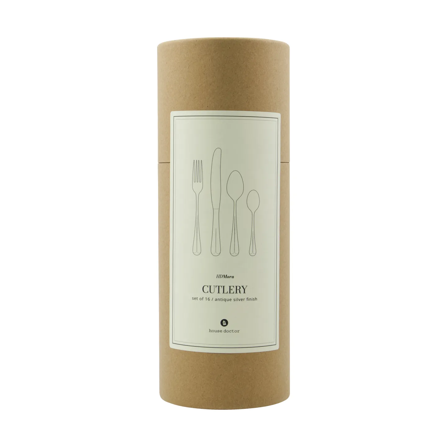 Mora bestikksett 16 deler, Silver finish House Doctor