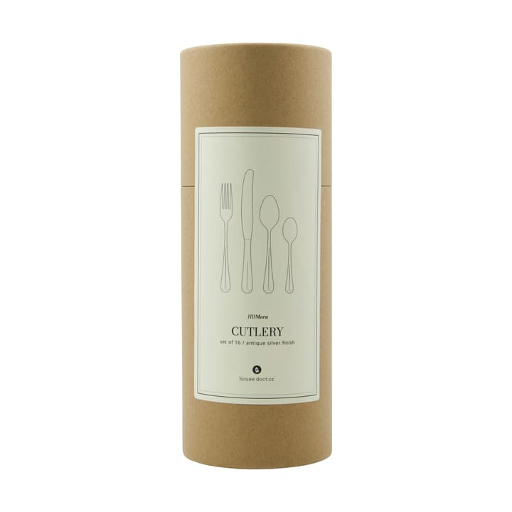 Mora bestikksett 16 deler, Silver finish House Doctor