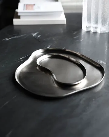 Osea brikke 15x28 cm - Sølv finish - House Doctor