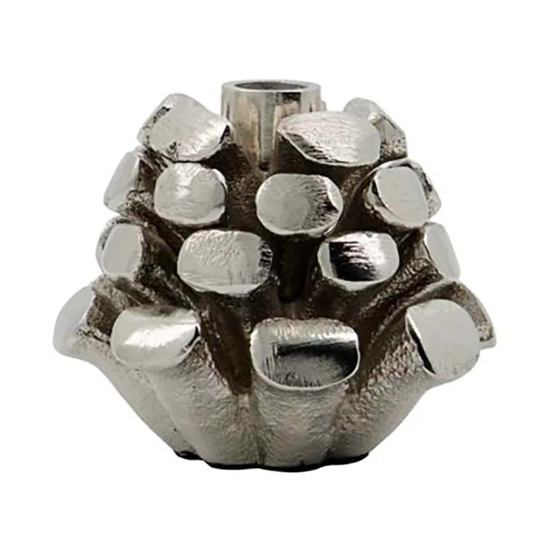 House Doctor Pine Cone lysestake Ø 7,5 cm Antikksølv