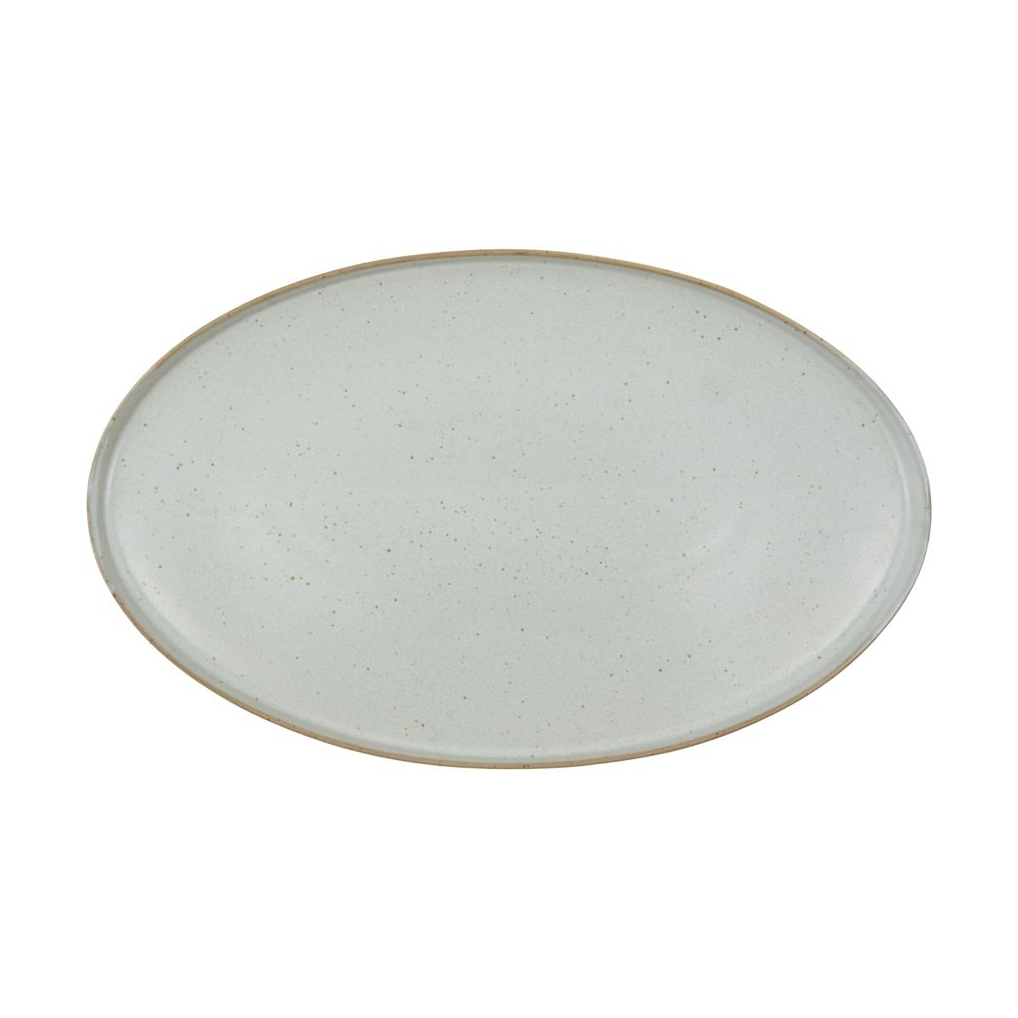 House Doctor Pion serveringsfat 19,6x31 cm Grå-hvit