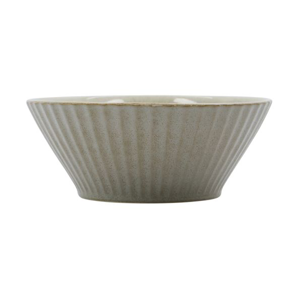 Pleat skål Ø15 cm Grå-brun
