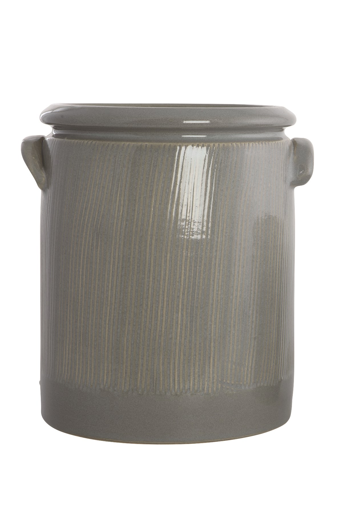 House Doctor Pottery blomsterpotte 24 cm Lysegrå