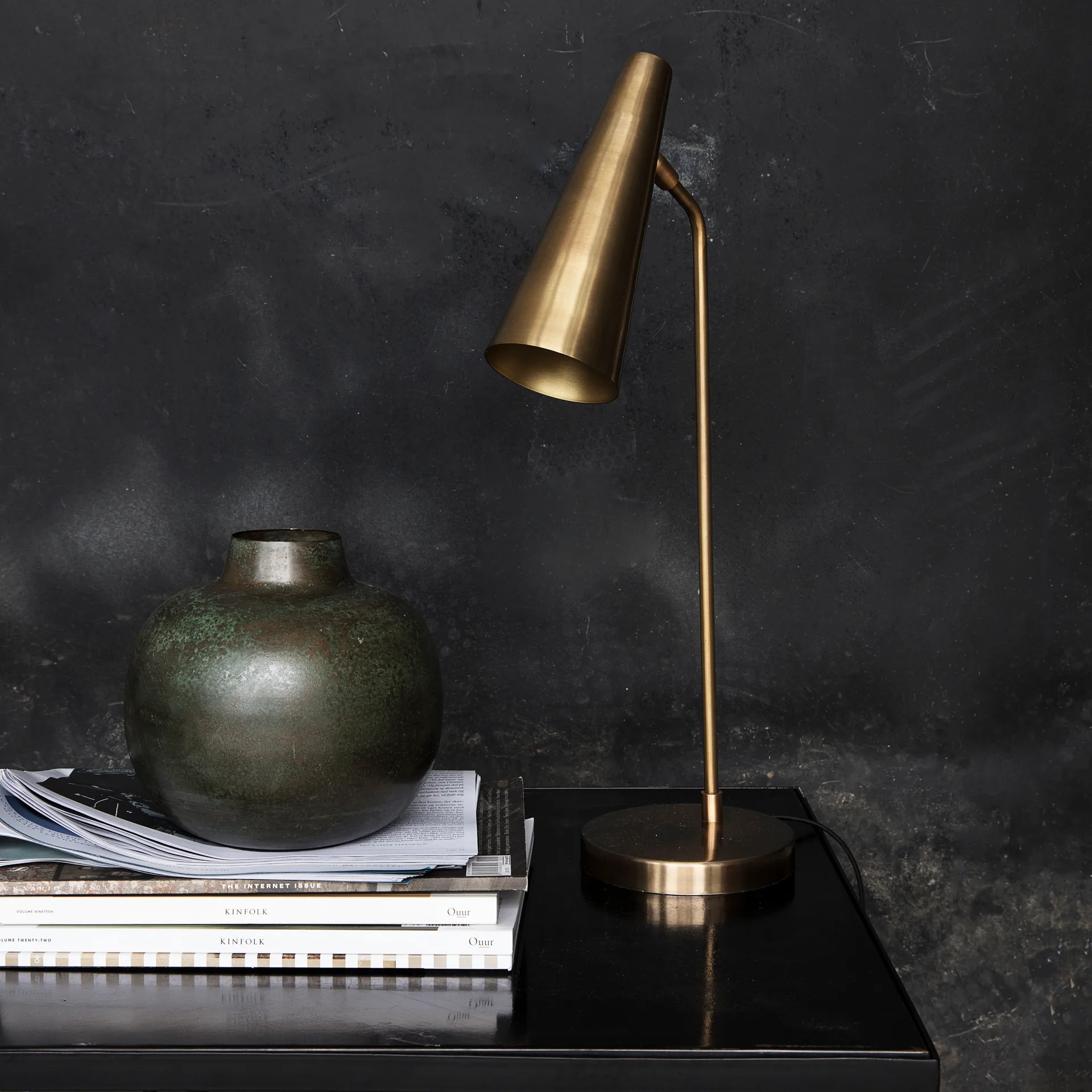 Precise bordlampe, messing House Doctor