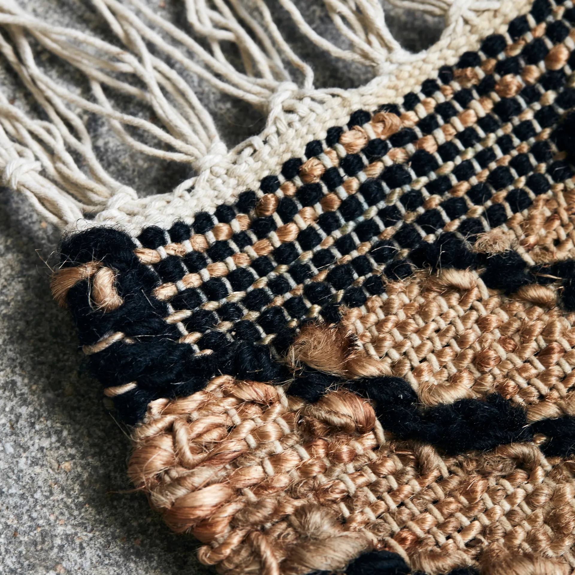 Ranjar gulvteppe 250x250 cm, Brun House Doctor