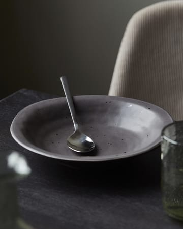 Rustic suppetallerken Ø 25 cm - Mørkegrå - House Doctor