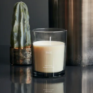 Sage duftlys 50 timmar - Blå - House Doctor