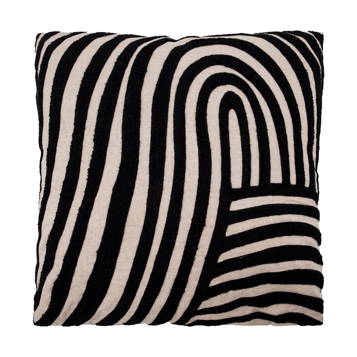 Sky pyntepute, Sand-svart, 50x50 cm House Doctor