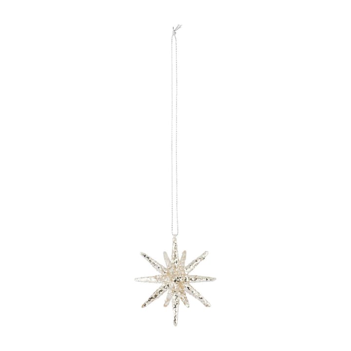 Spike juletrepynt Ø 7,5 cm, Sølv-glitter House Doctor