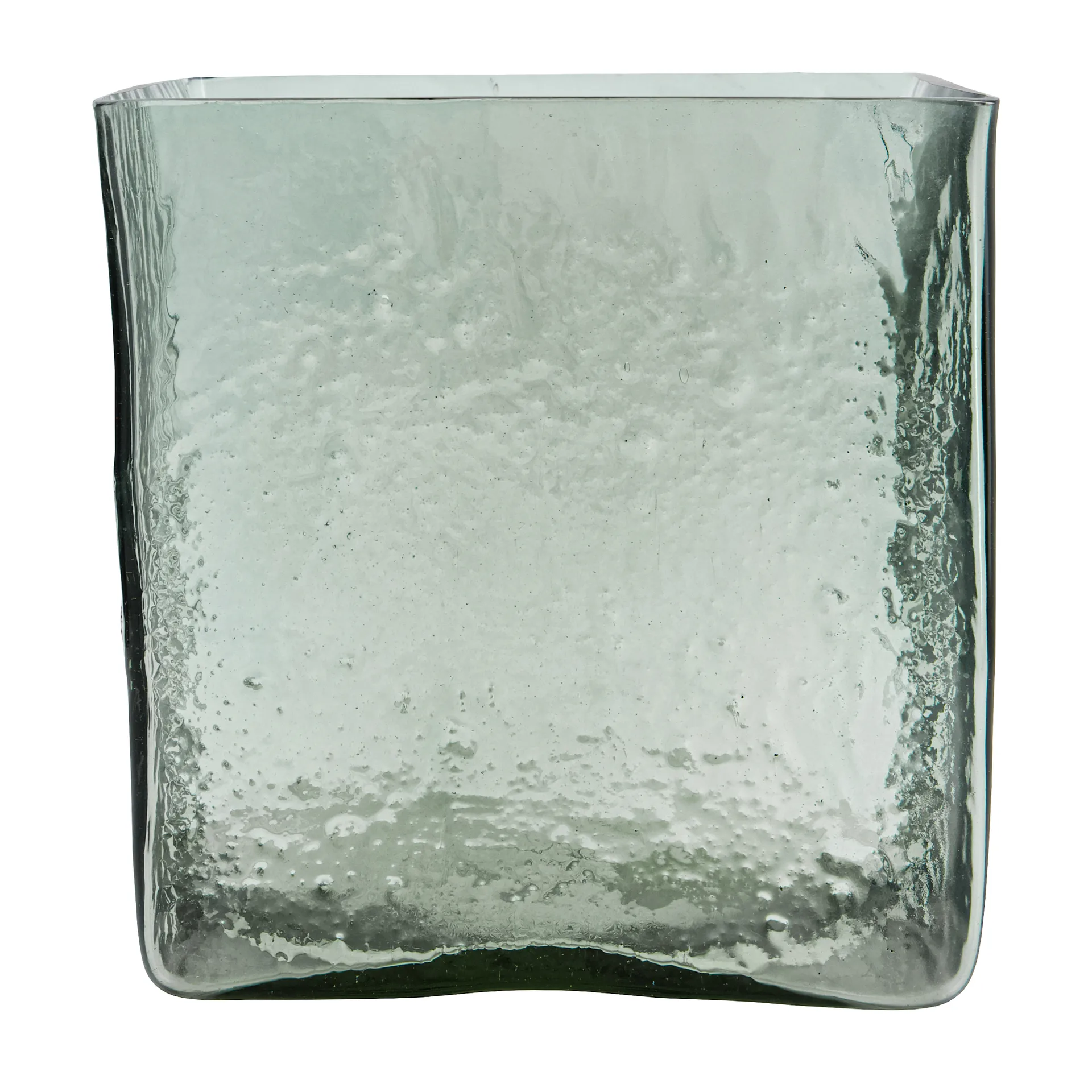 Square vase 18 x 18 cm, Lyseblå House Doctor