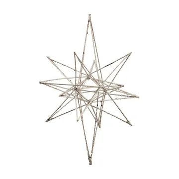 Star juledekorasjon 14 x 25 cm - Champagne - House Doctor
