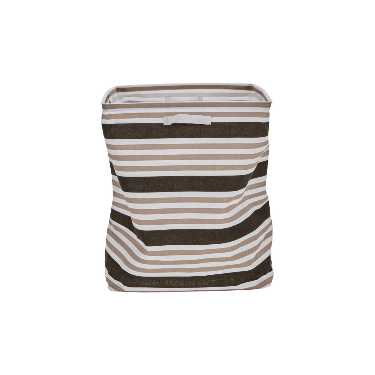 House Doctor Store oppbevaringskurv 40x50 cm Brun stripet