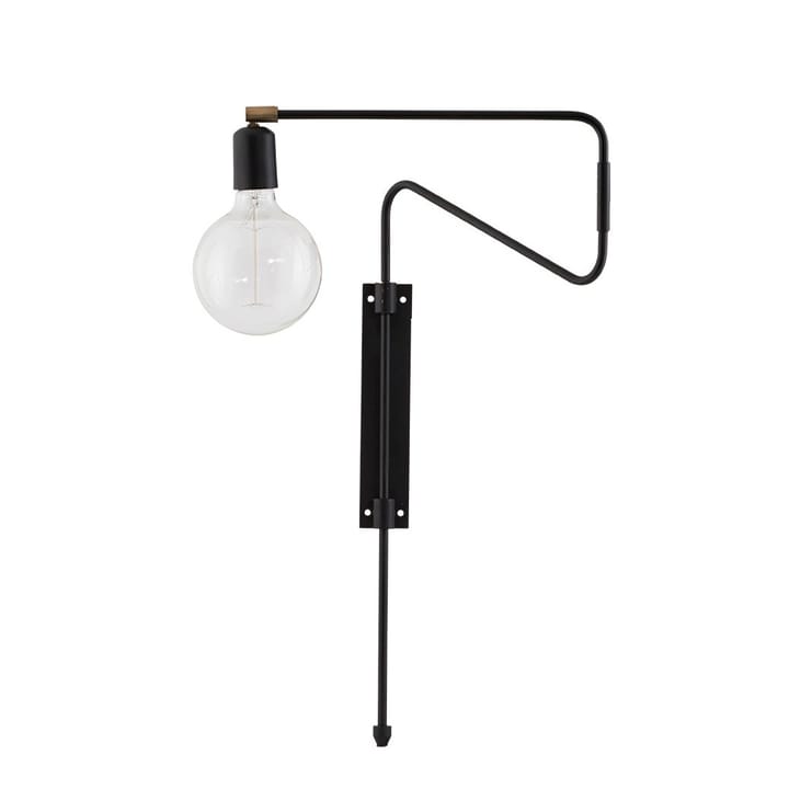 Swing vegglampe svart - liten, 35 cm - House Doctor