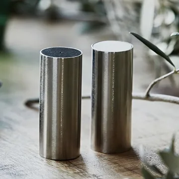 Tall salt- og peppersett - Sølv - House Doctor