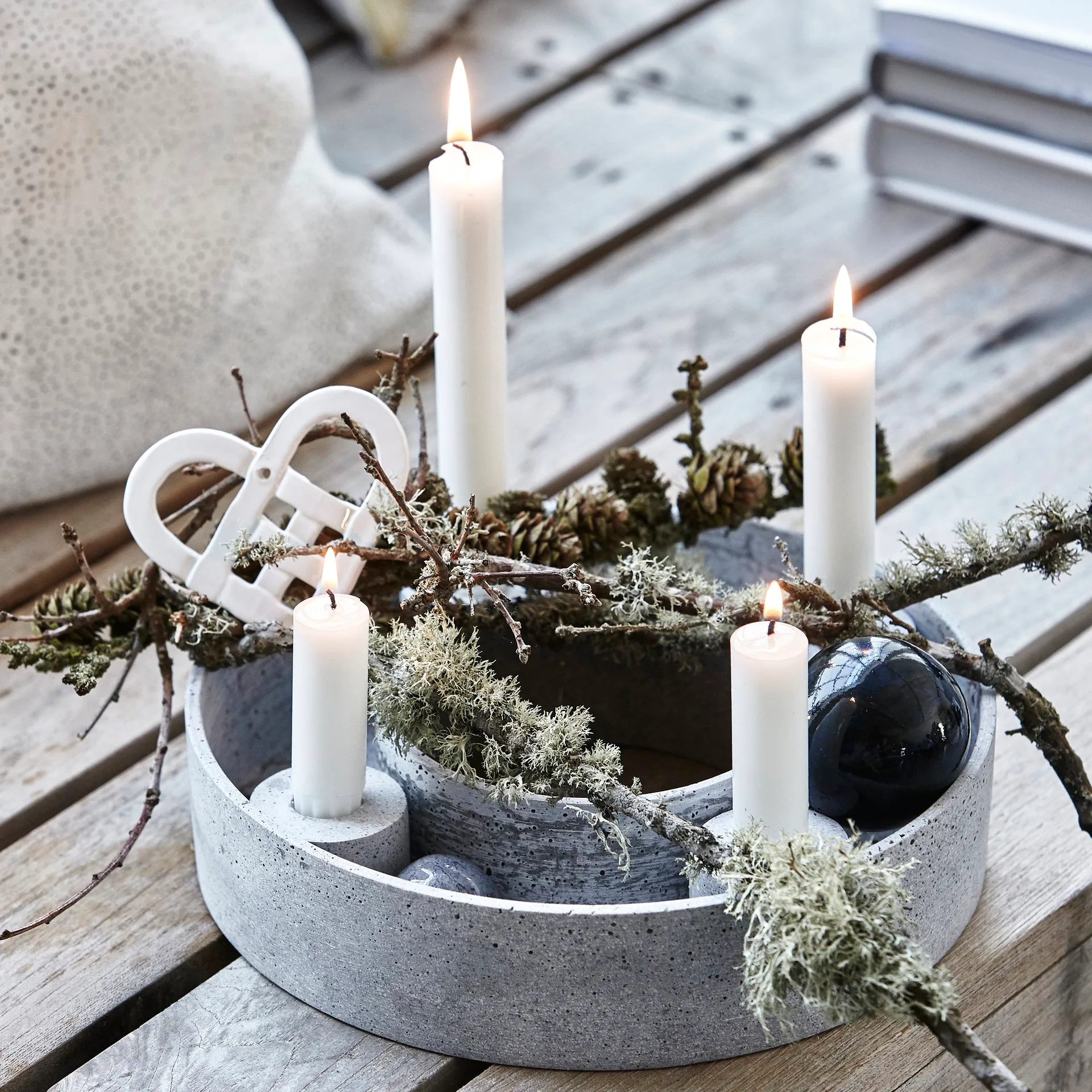 The Ring adventslysestake Ø26 cm, Grey House Doctor