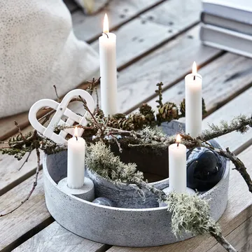 The Ring adventslysestake Ø26 cm - Grey - House Doctor