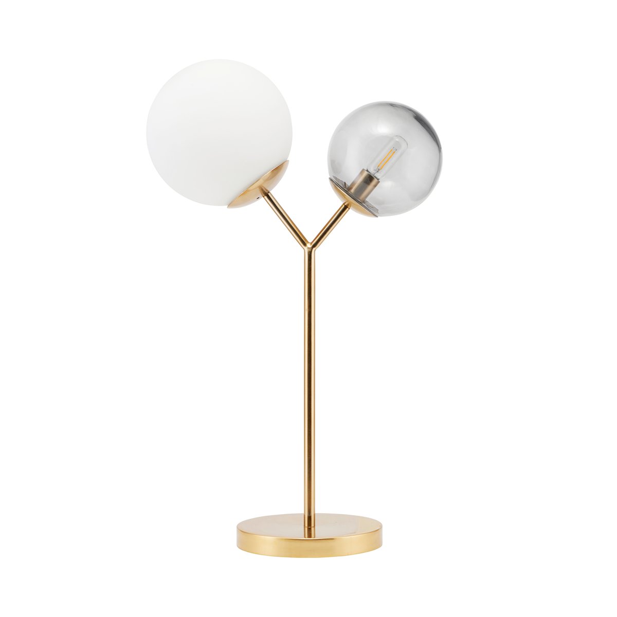 House Doctor - Twice Bordlampe Messing Finish