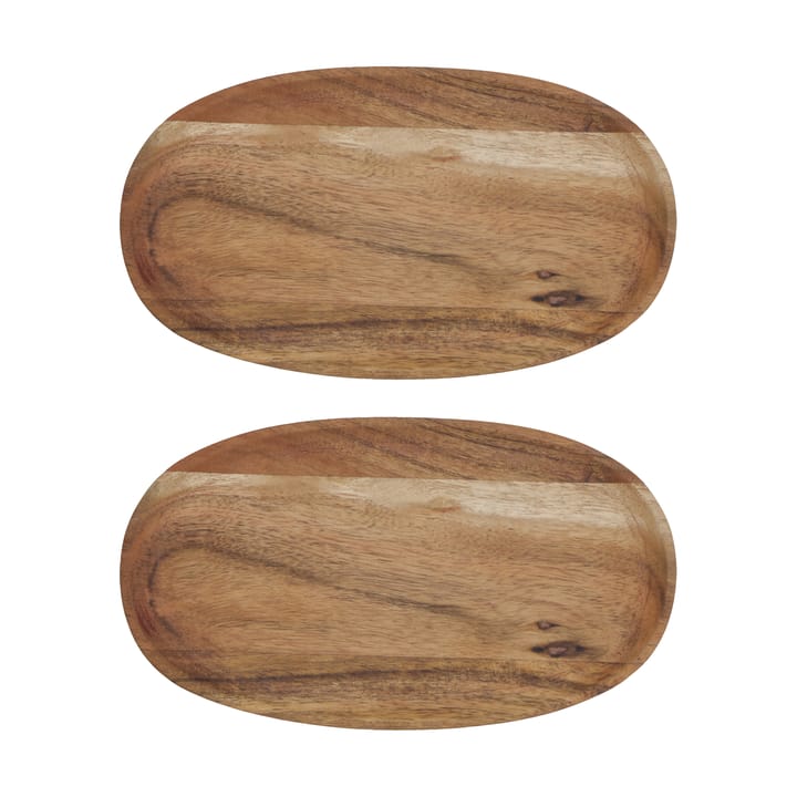 Wood brett 12,5x22,5 cm 2-pakning - Natur - House Doctor