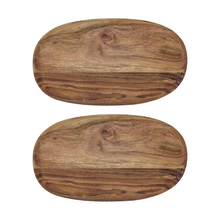 Wood brett 19x33 cm 2-pakning - Natur - House Doctor