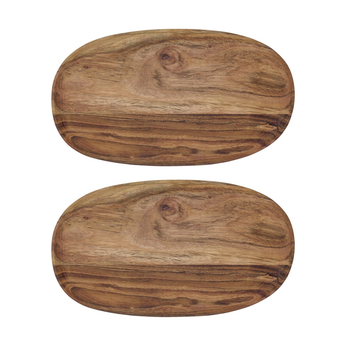 House Doctor - Wood brett 33x19 cm 2 stk akasie