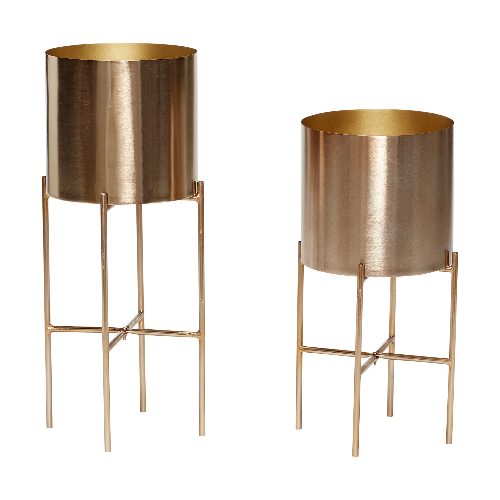 Airy krukkesett 2 deler, Brass Hübsch