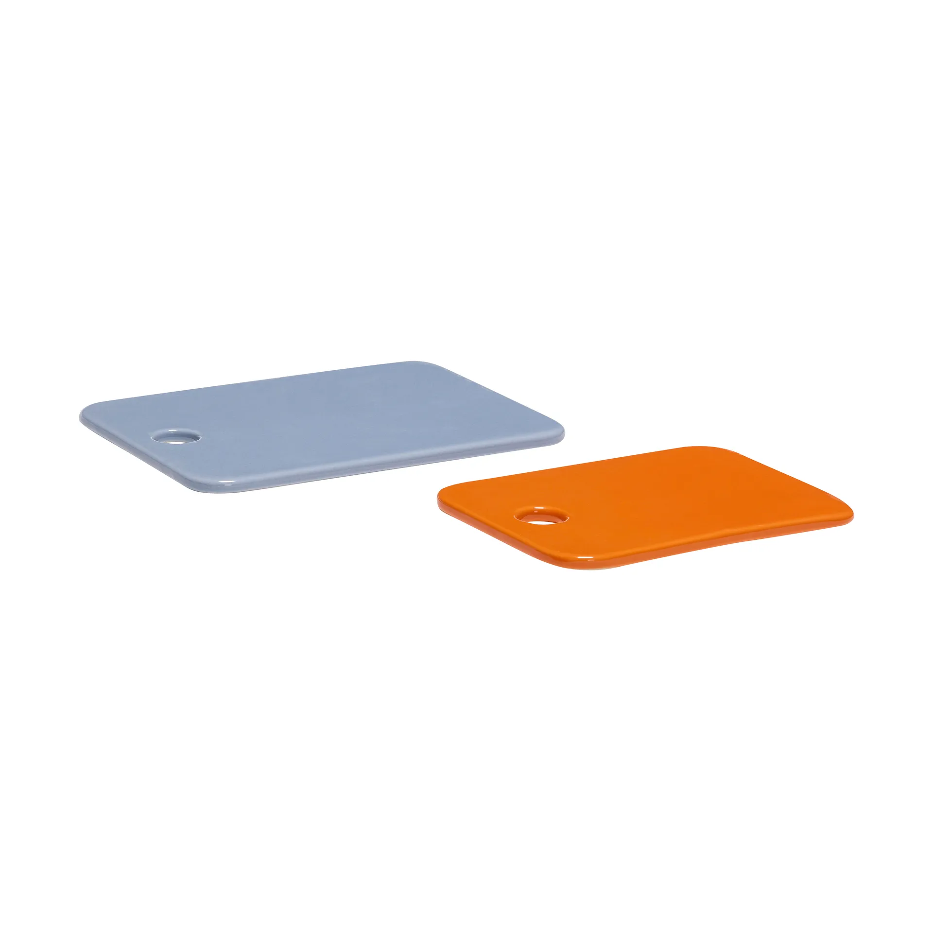 Amare keramikbrett sett 2 deler, Blue-orange Hübsch Interior