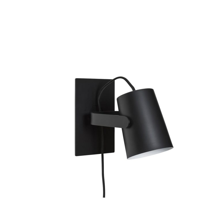 Hübsch Ardent vegglampe 17 cm Svart
