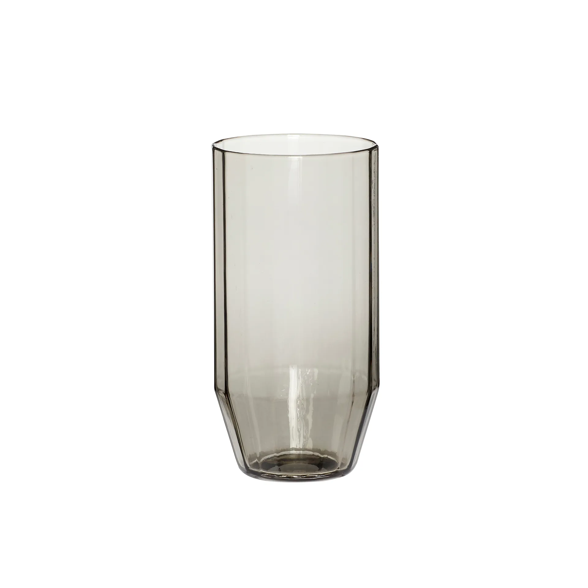 Aster vannglass 14 cm, Smoke Hübsch Interior