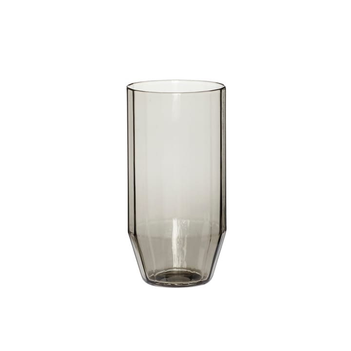 Aster vannglass 14 cm - Smoke - Hübsch