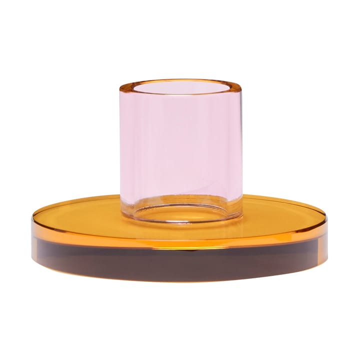 Astra lysestake small - Pink-orange - Hübsch