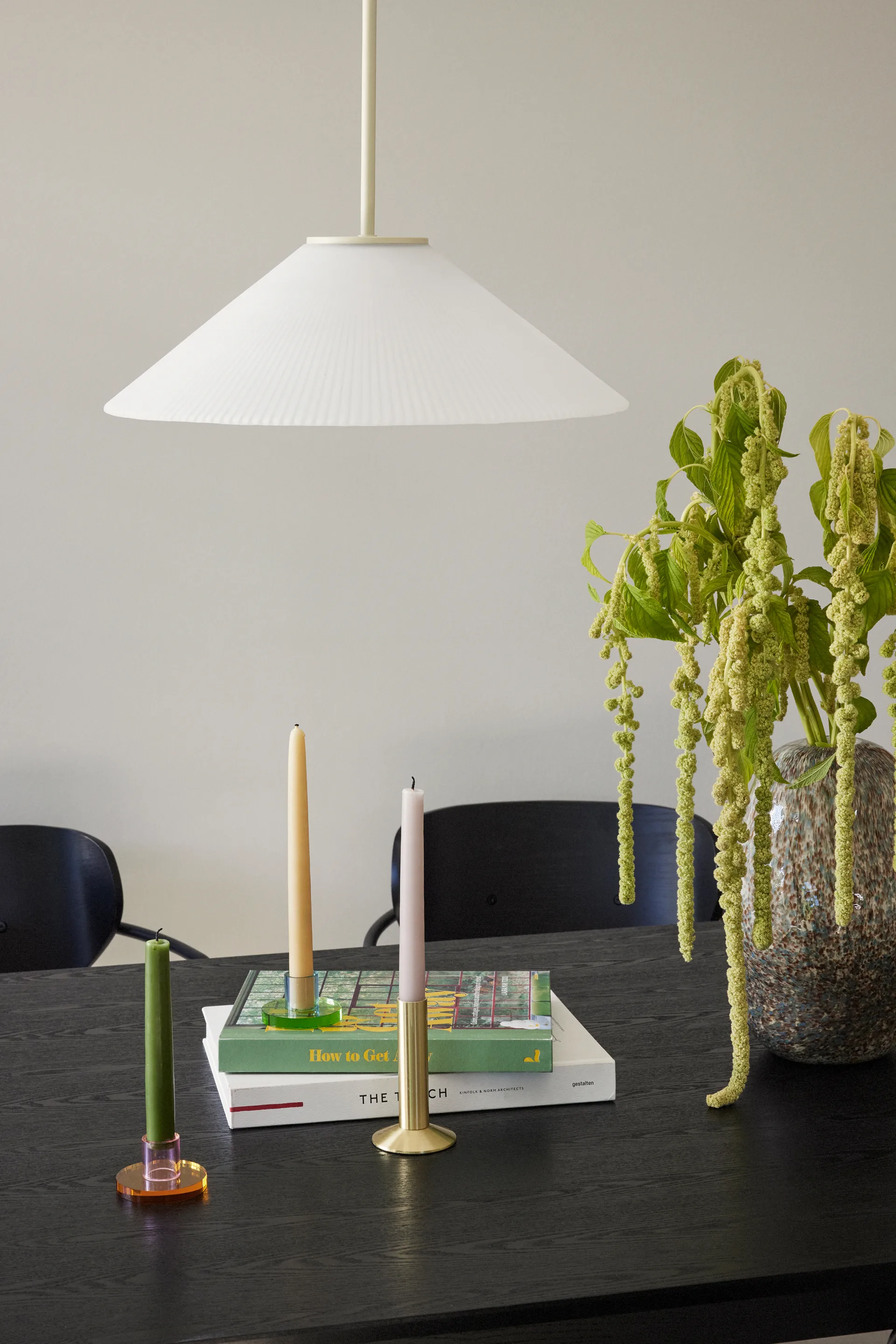 Astra lysestake small, Pink-orange Hübsch Interior