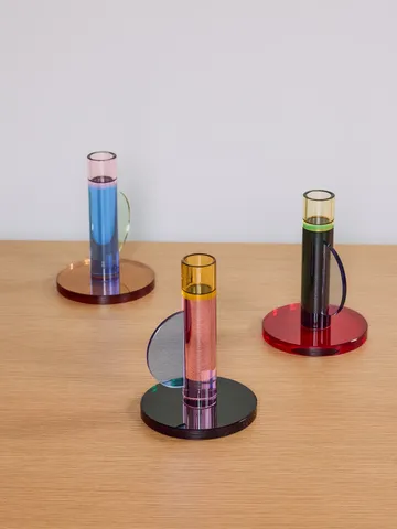 Astro lysestake - Blue - Hübsch Interior