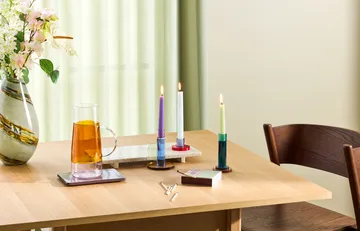 Astro lysestake - Blue - Hübsch Interior