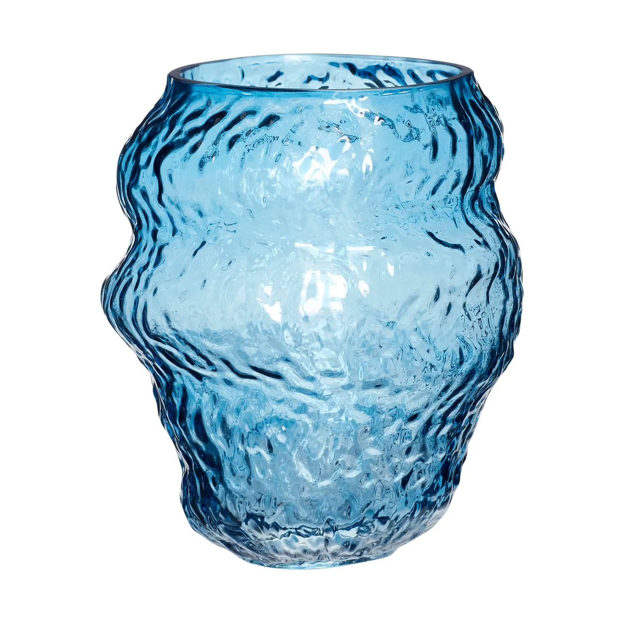 Hübsch Aurora vase Blue