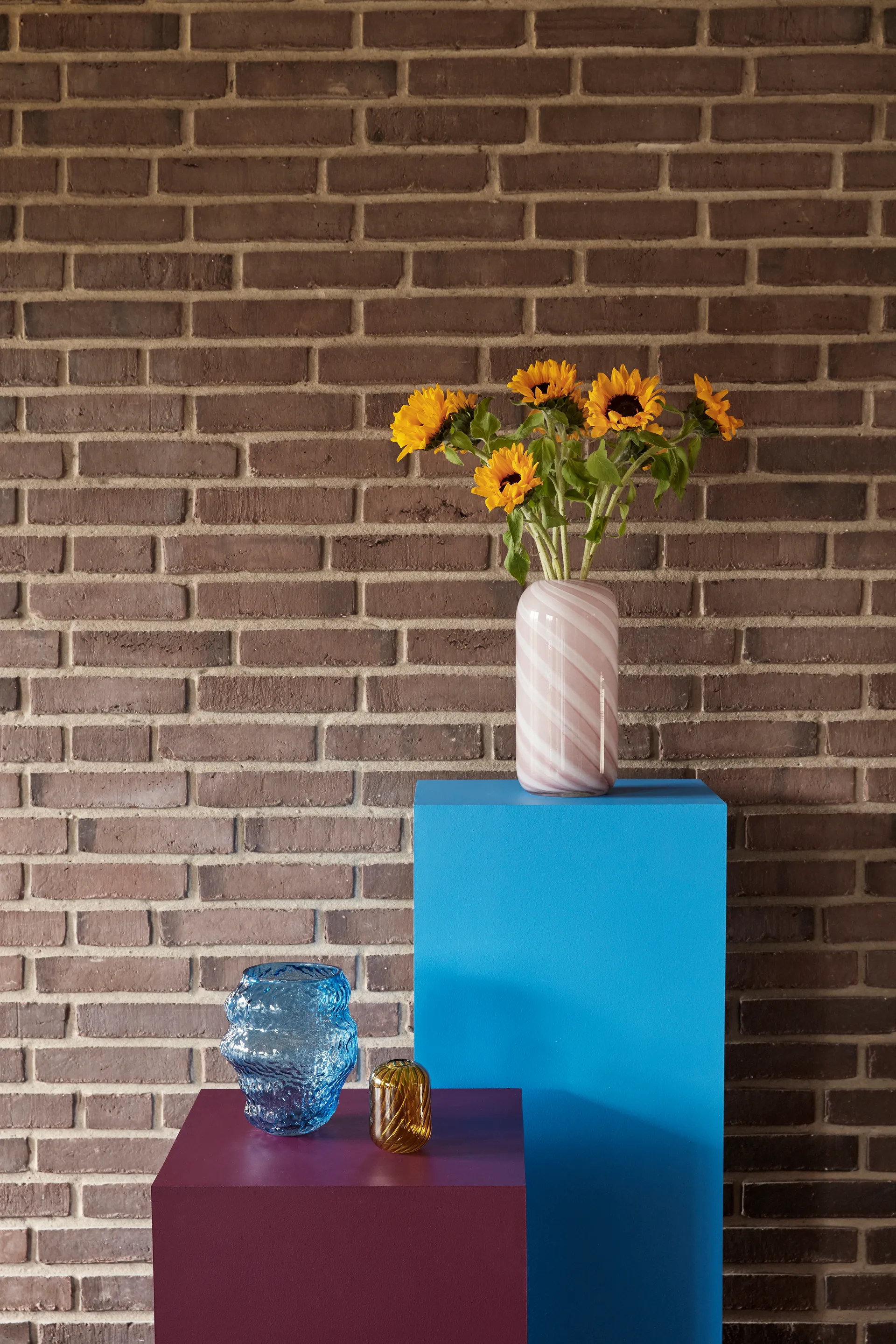 Aurora vase, Blue Hübsch Interior