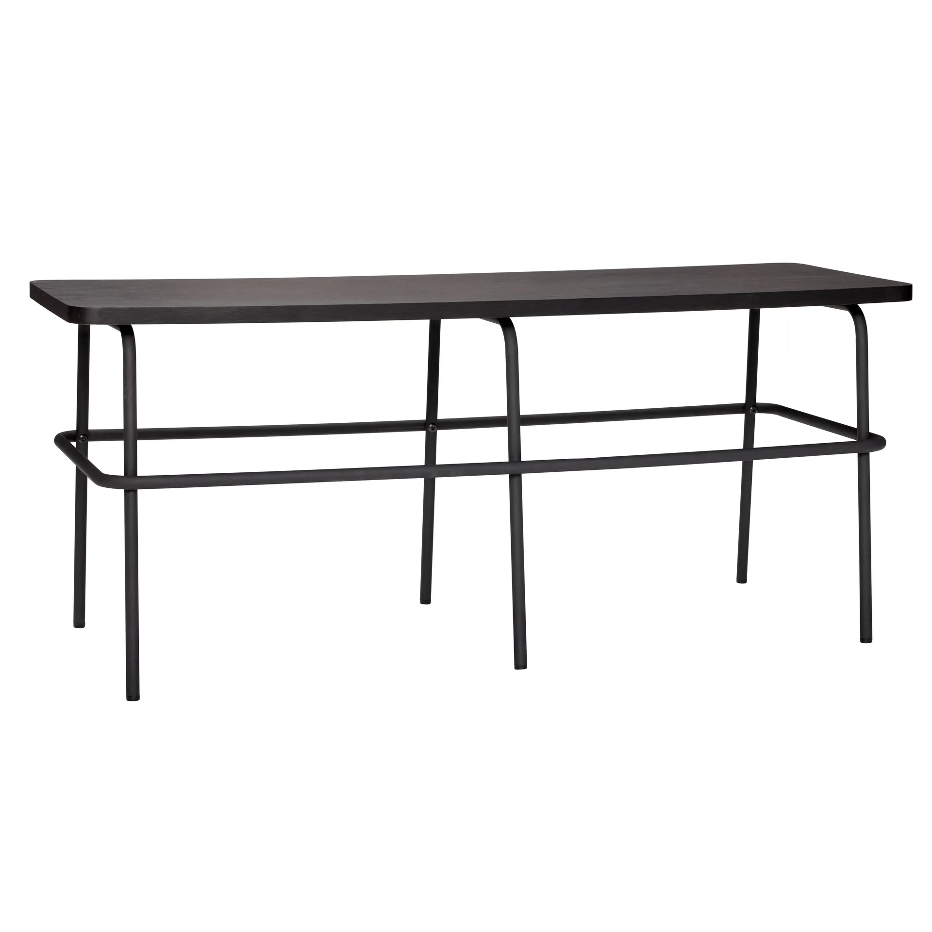Benk 46x110cm, Metall-svart Hübsch Interior