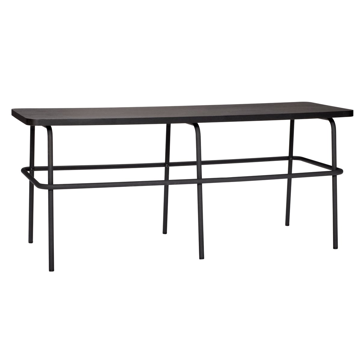 Hübsch Benk 46x110cm Metall-svart