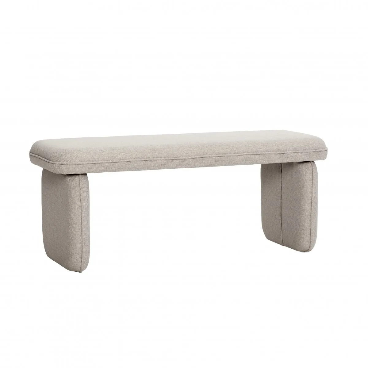 Benk Polyester 100 cm, Sand Hübsch Interior