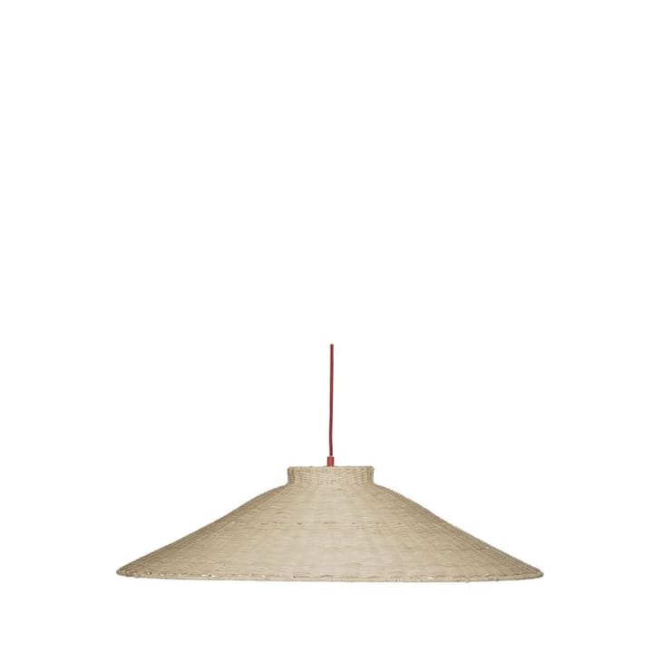 Chand taklampe Ø80 cm - Rød-natur - Hübsch