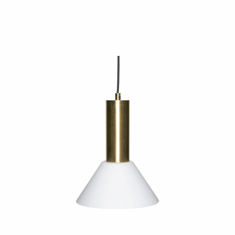 Hübsch Contrast taklampe 28 cm Messing