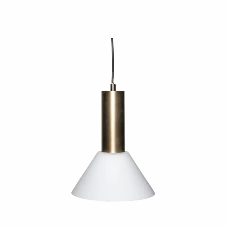 Contrast taklampe 28 cm, Polert messing Hübsch