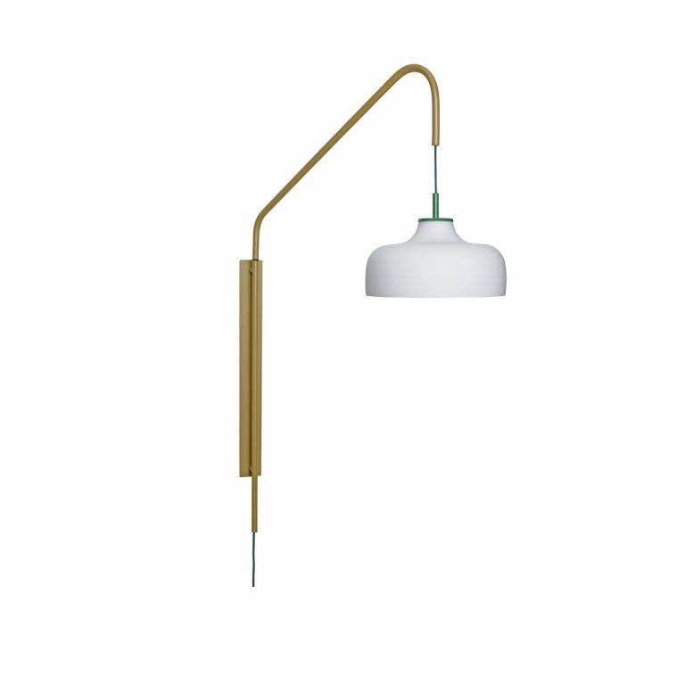 Hübsch Current vegglampe Grønn-khaki