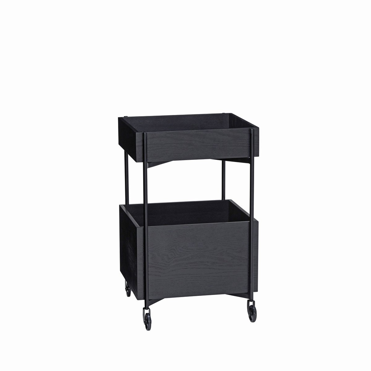 Hübsch Fresh Rullevogn 70 cm Svart